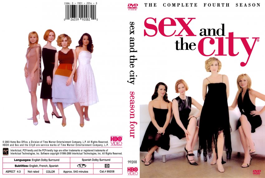 Sex And The City The Complete Fourth Season Tv Dvd Custom Covers 296sex And The City S4 R1