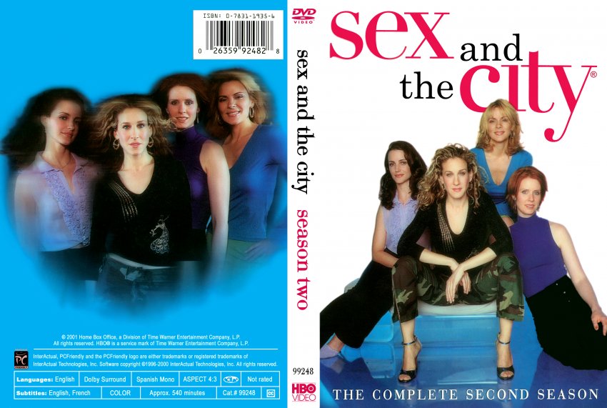 Sex And The City The Complete Second Season Tv Dvd Custom Covers 296sexatc S2 R1 Single