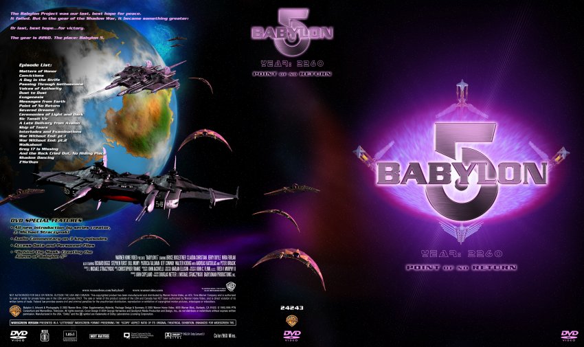 babylon 5 season 3 - TV DVD Custom Covers