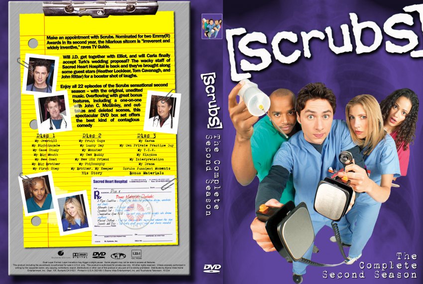 Scrubs Season 2 Tv Dvd Custom Covers 475scrubs S2 Dvd Covers 