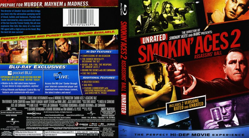 Smokin Aces 2 Assassins Ball Movie Blu Ray Scanned Covers Smokin Aces 2 Assassins Ball 8822