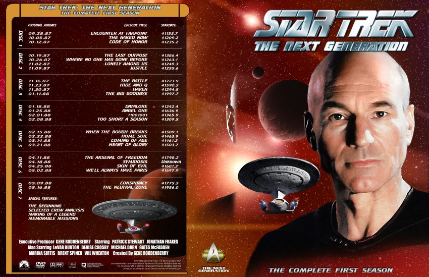 Star Trek The Next Generation Dvd 101