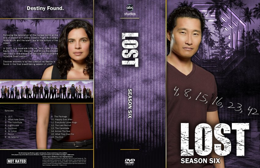 Lost Season 6 Tv Dvd Custom Covers Lost Season 6 English Custom F2 Dvd Covers 0385