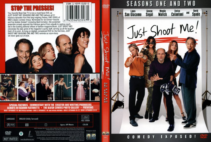 Just Shoot Me Series 1and2 Tv Dvd Scanned Covers 6just Shoot Me