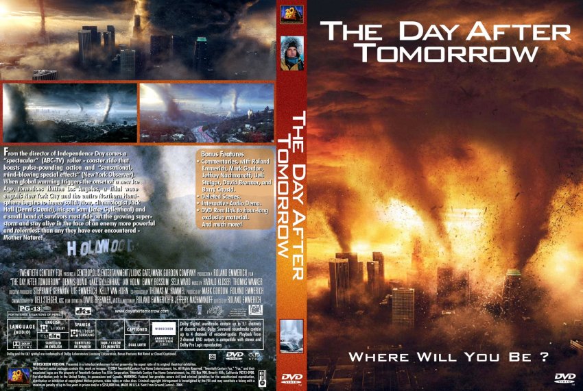 The Day After Tomorrow - Movie DVD Custom Covers - 1249531 :: DVD Covers