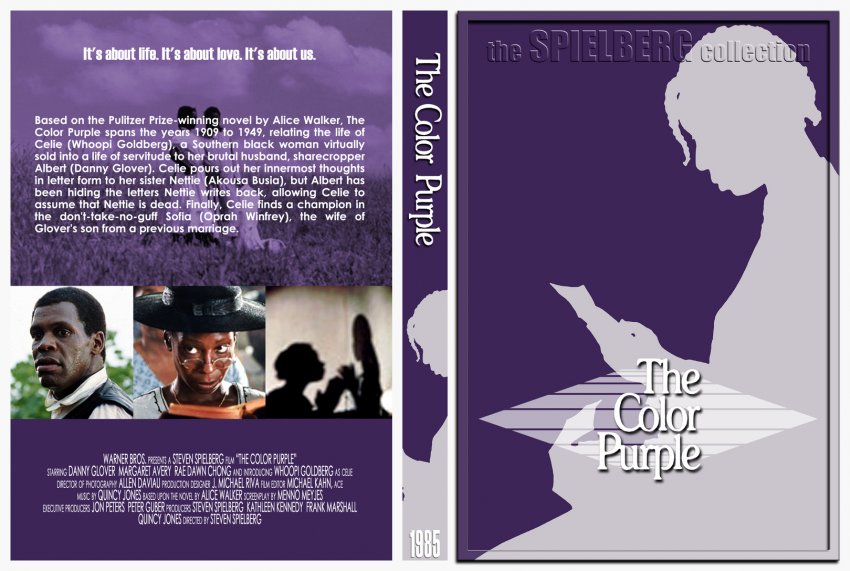 The Color Purple Movie DVD Custom Covers 1985 The Color Purple