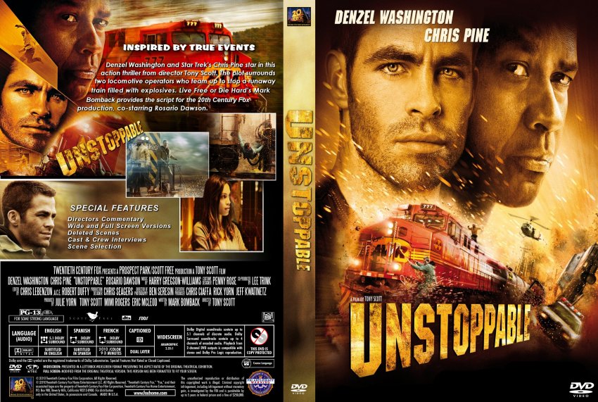 Unstoppable R Custom Movie Dvd Custom Covers Unstoppable