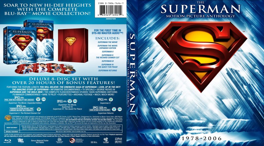 superman anthology blu ray