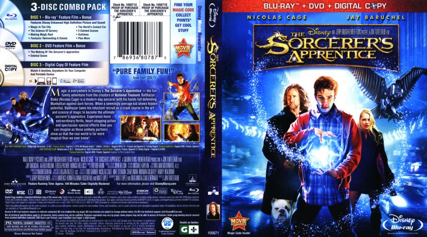 The Sorcerer's Apprentice - Movie Blu-Ray Scanned Covers - The ...