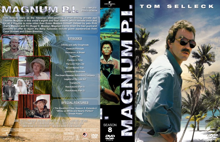 Magnum P I Season Tv Dvd Custom Covers Magnum P I Season