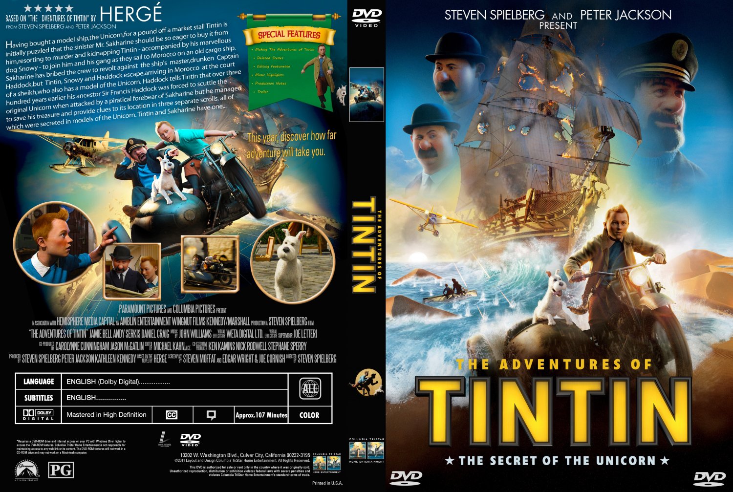 Tintin Dvd
