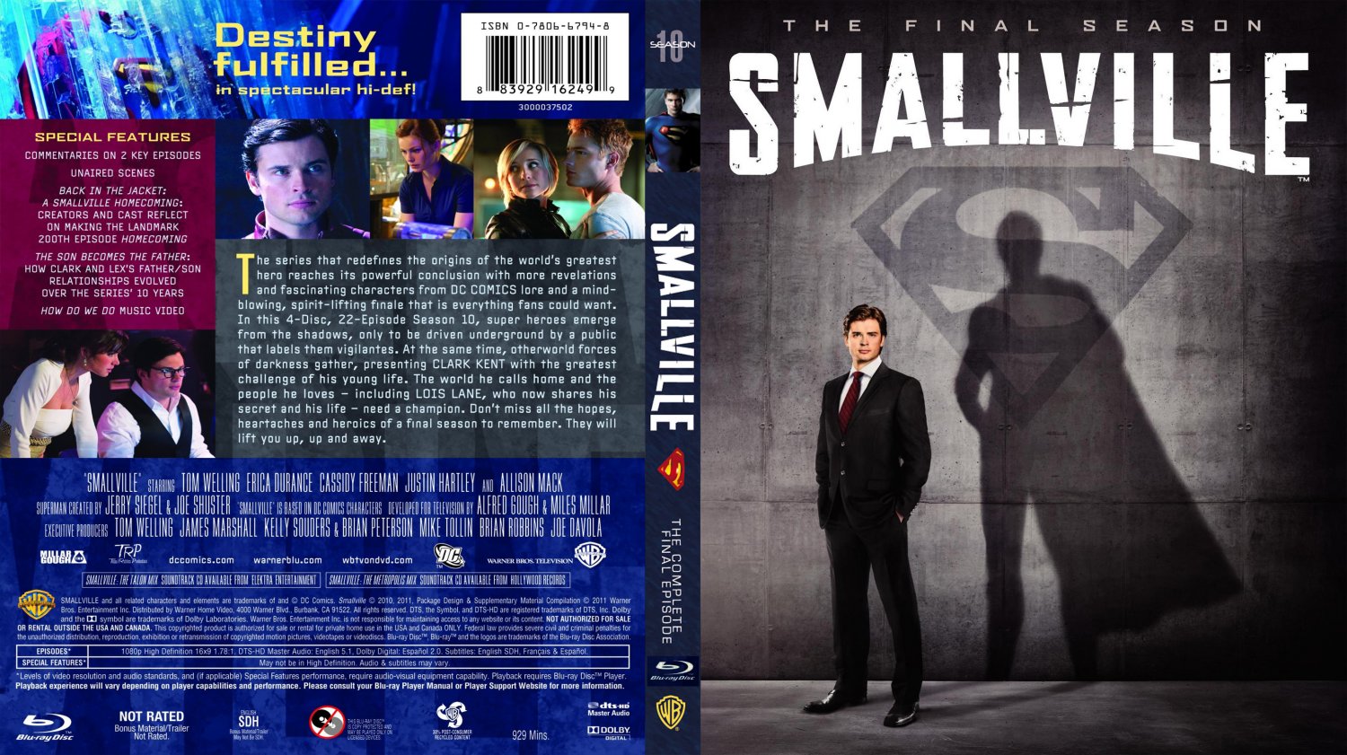 smallville season 10 smallville season 10 _custom_ _bluray date 12 06 ...