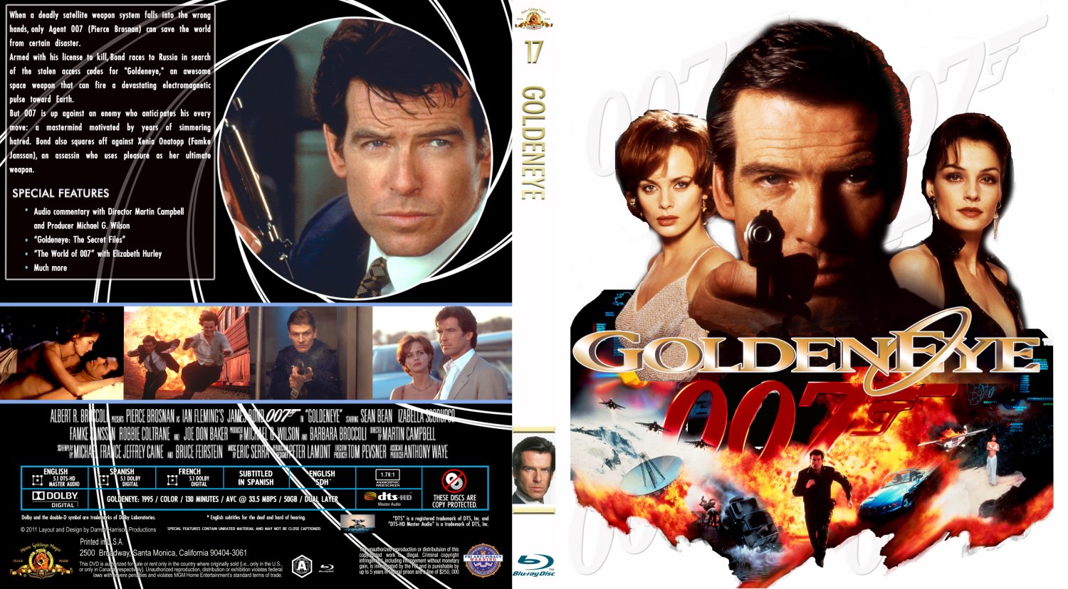 Goldeneye Movie Blu Ray Custom Covers Goldeneye Custom CoverFINAL DVD Covers