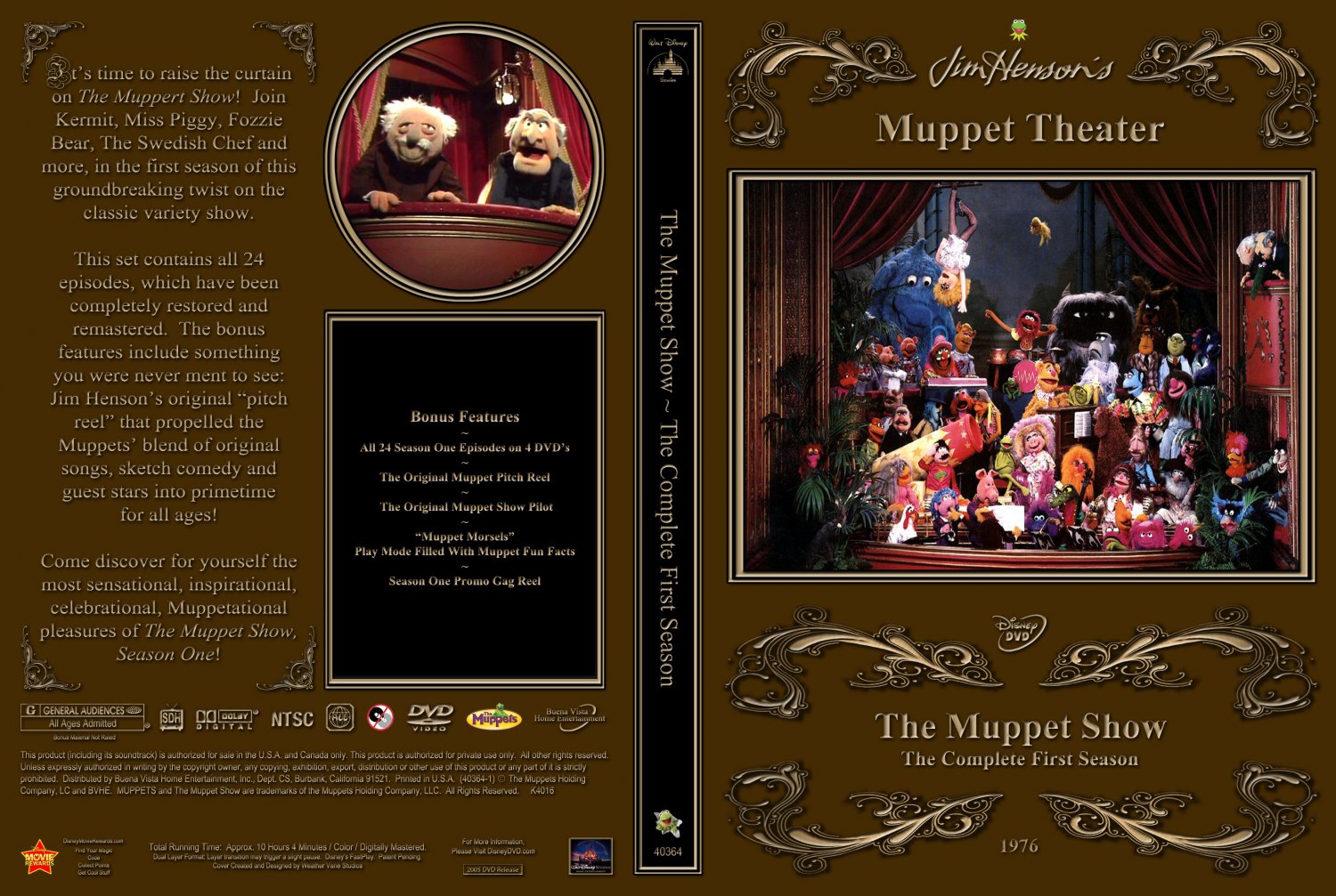 The Muppet Show Season One Tv Dvd Custom Covers Tms S1 Dvd Covers