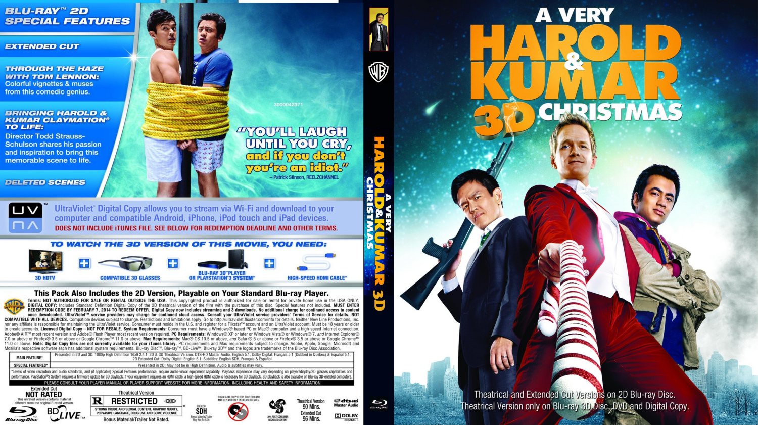 Amazoncom: A Very Harold Kumar Christmas Blu-ray 3D