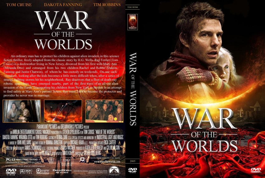 War Of The Worlds Movie Dvd Custom Covers War Of The Worlds Dvd Covers