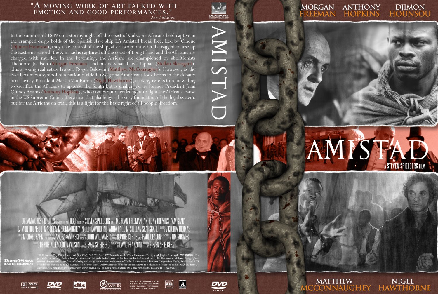 Amistad Dvd Cover