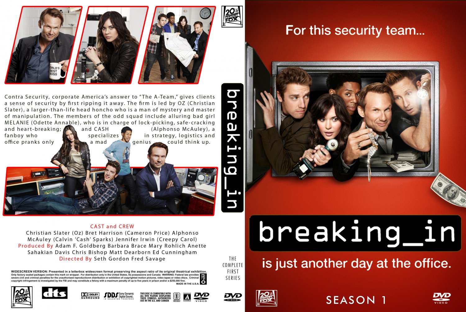 Breaking In Season 1 Tv Dvd Custom Covers Breaking In Season 1