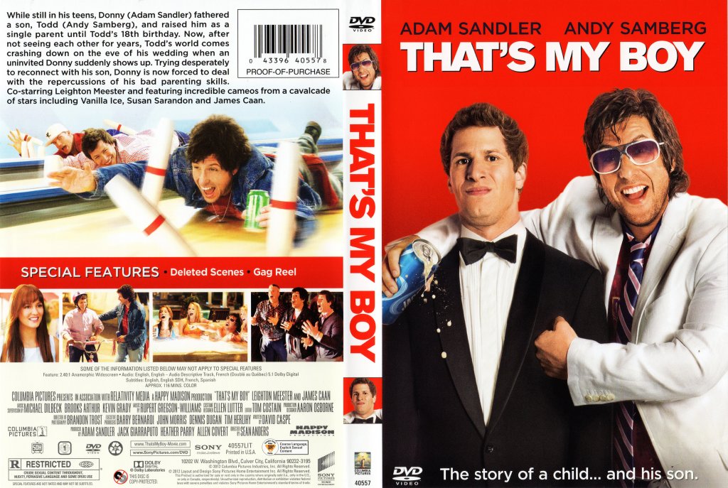 That's My Boy DVD Covers