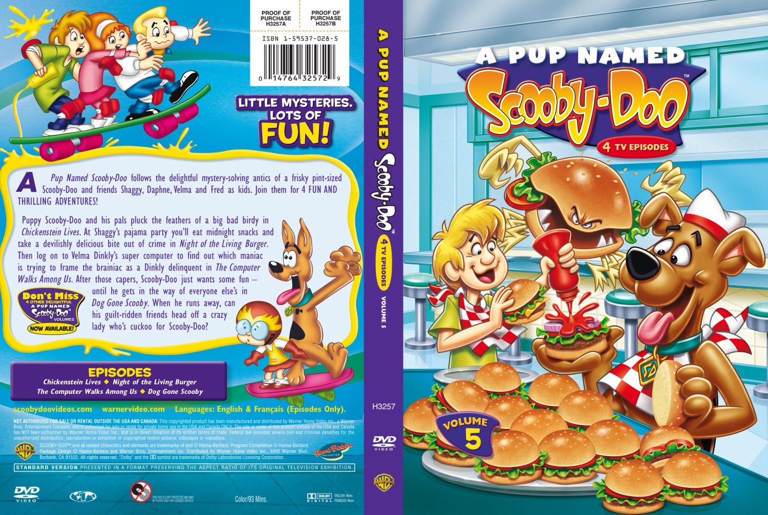 A Pup Named Scooby Doo Vol 5 Tv Dvd Scanned Covers A Pup Named Scooby Doo Vol 5 Dvd Covers 