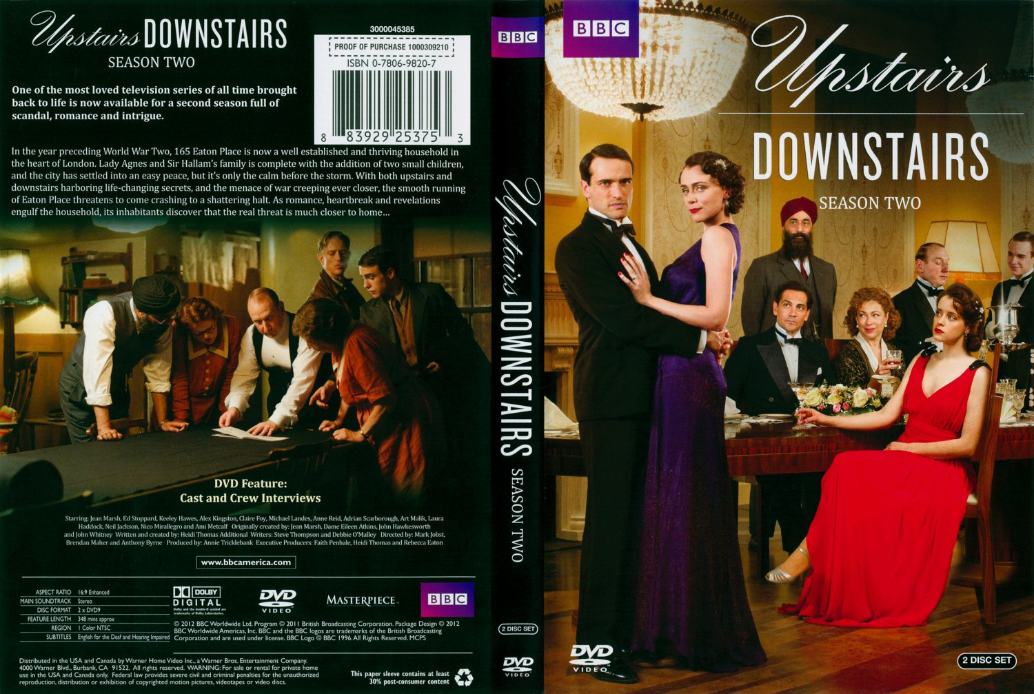 Upstairs Downstairs Season 2 - TV DVD Scanned Covers - Upstairs
