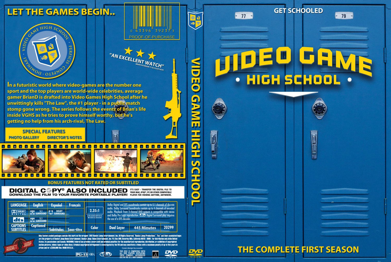 Video Game High School - TV DVD Scanned Covers - Video Game High School ...