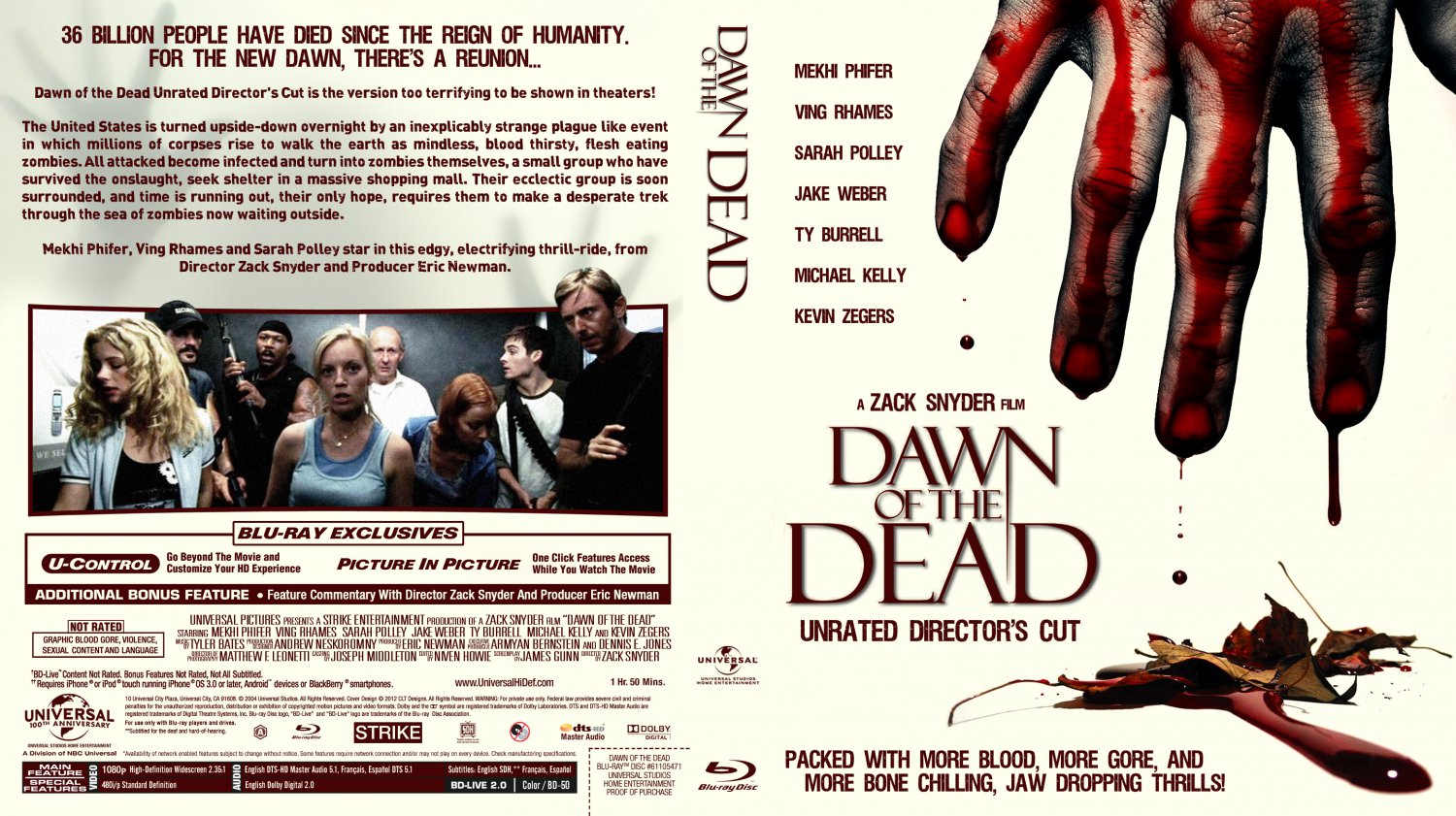 Dawn Of The Dead - Movie Blu-Ray Custom Covers ...