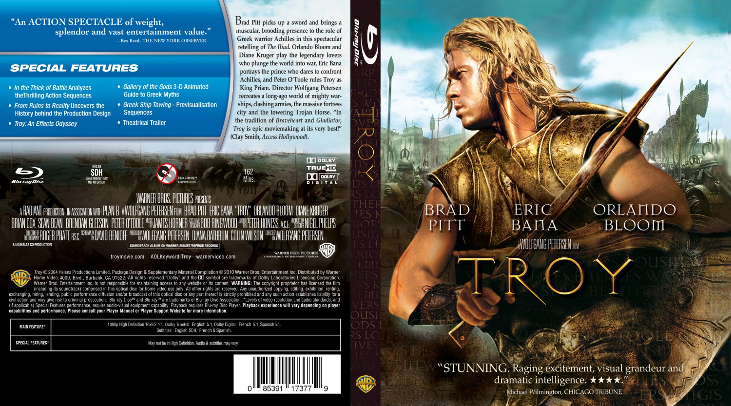 Troy Directors Cut Blu-ray Bilingual: Amazonca: DVD