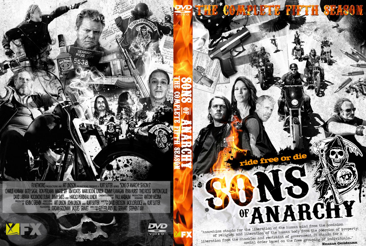 Sons Of Anarchy Season 5 - TV DVD Custom Covers - Sons Of Anarchy ...