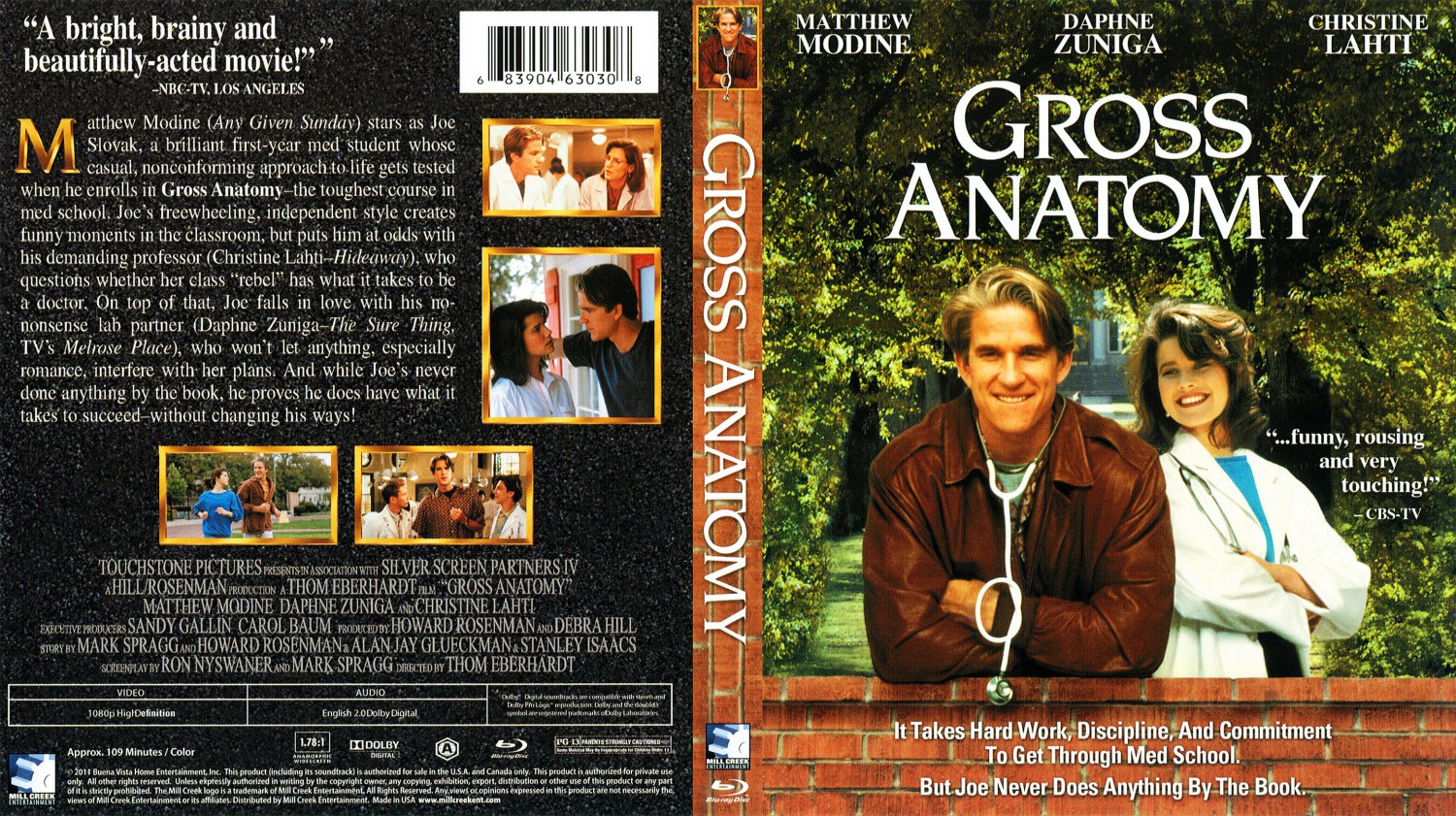 Gross Anatomy - Movie Blu-Ray Scanned Covers - Gross Anatomy - Bluray