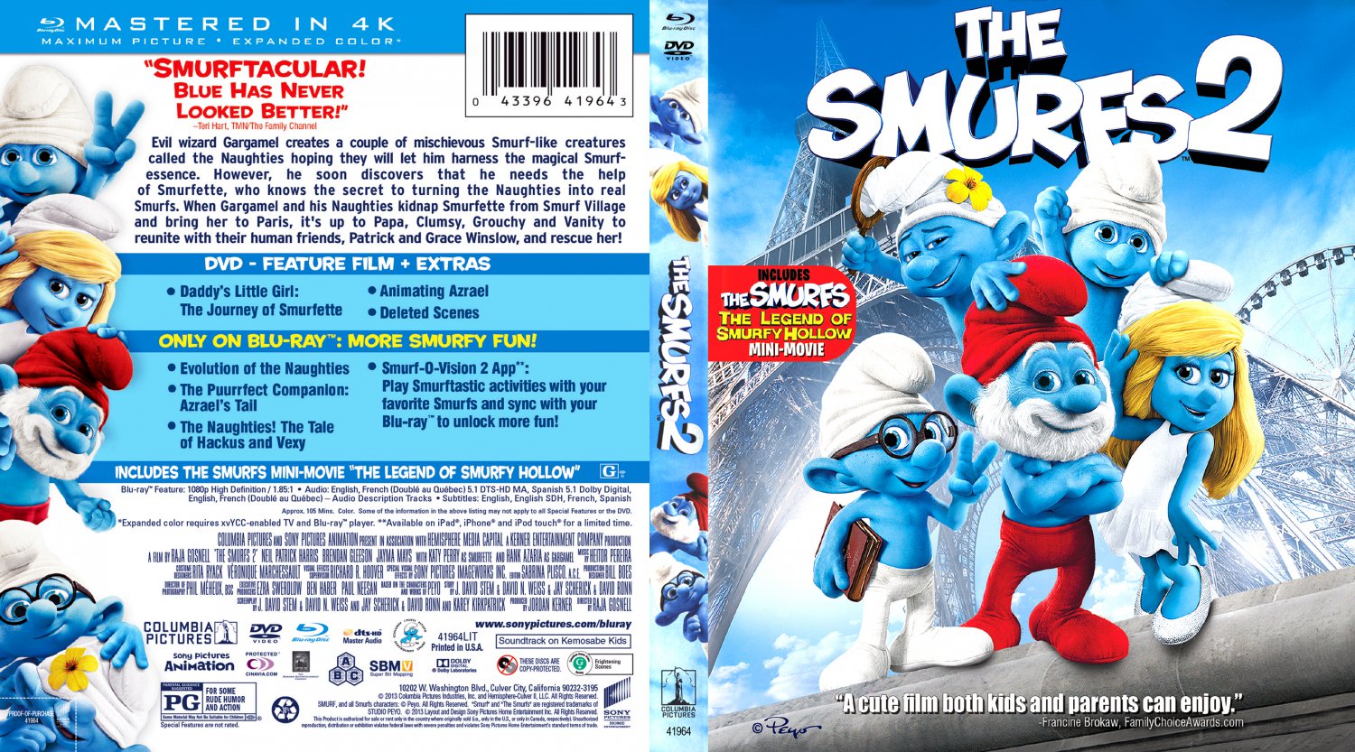 The Smurfs 2 UK DVD Unboxing New Version - YouTube
