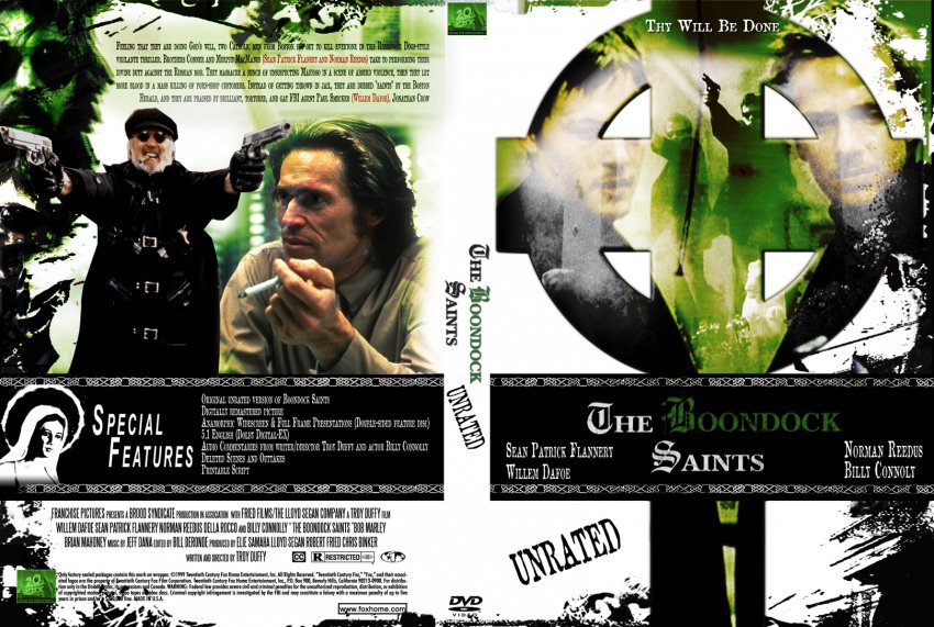 The Boondock Saints Movie DVD Custom Covers 753Boondock Unrated CC