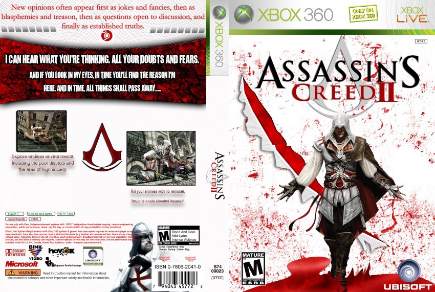Assassins Creed Xbox Game Covers Assassians Creed Ntsc