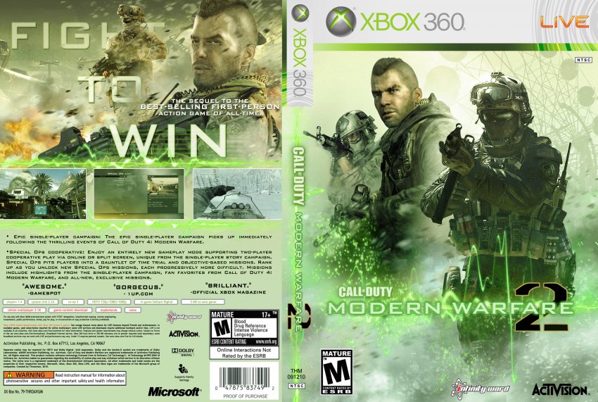 call of duty modern warfare 2 cover. call of duty modern warfare 2