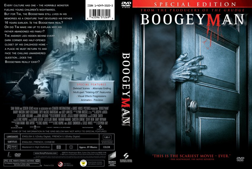 Boogeyman Special Edition Movie DVD Custom Covers 949Boogeyman SE