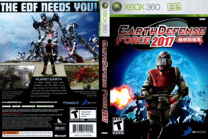 Earth Defense Force 2017 for Xbox 360 GameStop