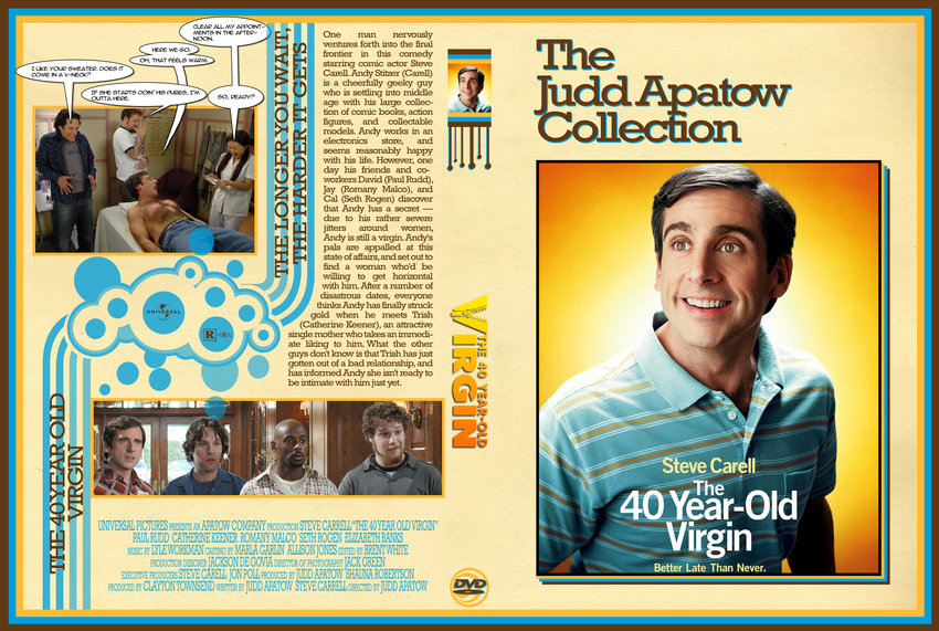 The 40 Year Old Virgin Movie Dvd Custom Covers The 40 Year Old