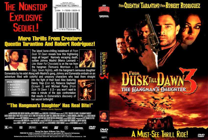 From Dusk Till Dawn 3 - Movie DVD Scanned Covers