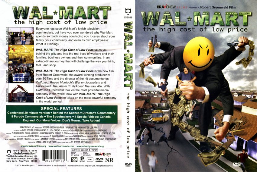 Wal-Mart: The High Cost Of Low Prices - Movie DVD Scanned Covers ...