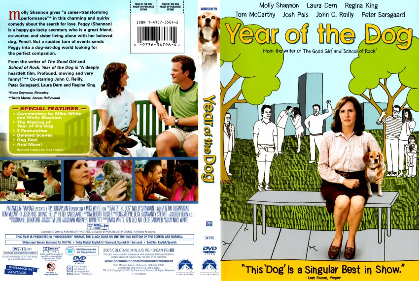 Year of the Dog Movie DVD Scanned Covers 3629YearOfTheDog DVD Covers