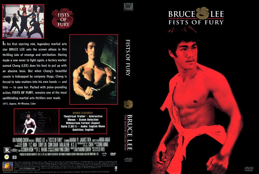 Fists of fury - Movie DVD Scanned Covers - 375Bruce Lee Collection
