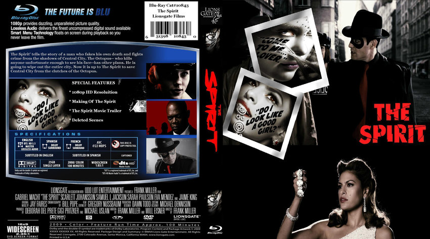 The Spirit Movie Blu Ray Custom Covers The Spirit English