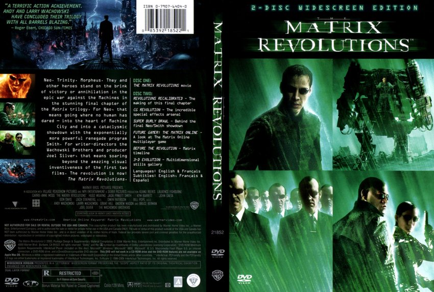 Matrix Revolutions - Wikipedia