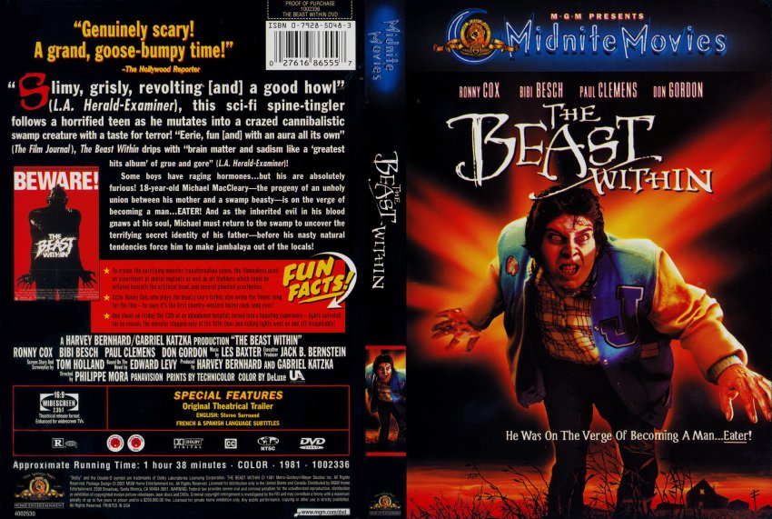 The beast within Movie DVD Scanned Covers 8781mgm midnight DVD