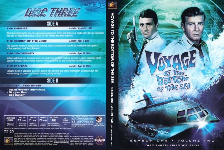Voyage To The Bottom Of The Sea Season 1 Disc 6 Movie Dvd Scanned Covers Voyage Season 1