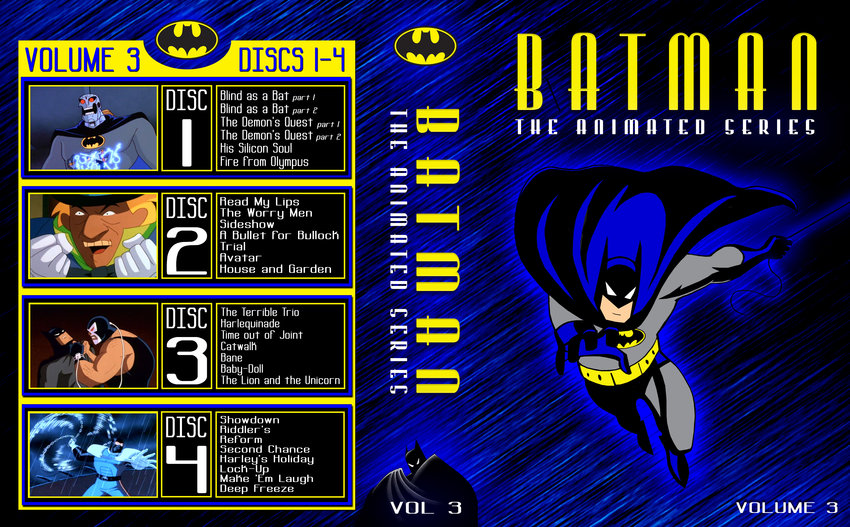 BATMAN: The Animated Series (3 of 3 vol. set) TAS