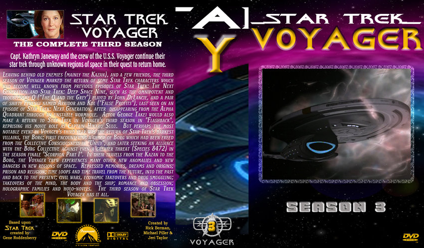 Star Trek Voyager S3 "7 Cover Set"