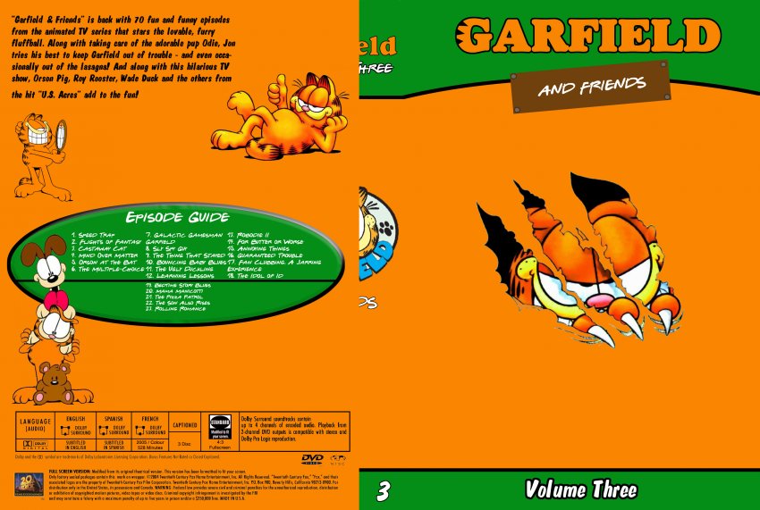 Garfield And Friends Volume 3 Disc 3