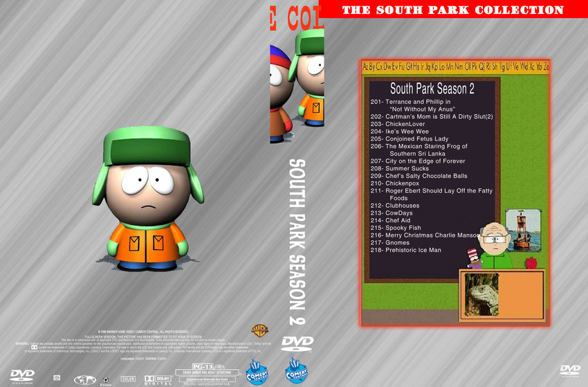 Southpark Custom Spine Set Season 2