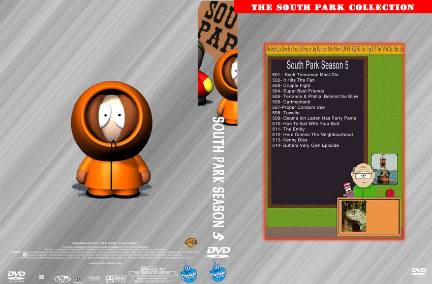 Southpark Custom Spine Set Season 5